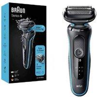 PRICE DROP! Braun 51-M1000s Electric Foil Razor for Men - Waterproof, AutoSense, Precision Beard Trimmer, Black/Blue