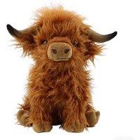 25cm Highland Cow Plush Soft Stuffed Animal Toy - Ages 3+, Cuddly & Portable, Imaginative Play