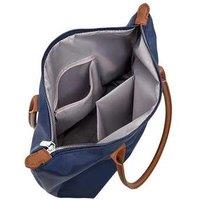 Black Oxford Fabric Large Capacity Women's Tote Bag - Water-Resistant Everyday Shoulder Handbag