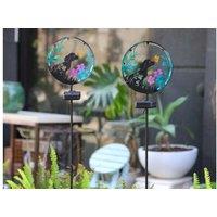 Solar LED Silhouette Garden Stakes - Weatherproof Outdoor Path Lights