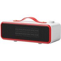 Compact PTC Ceramic Mini Space Heater with Adjustable Temperature!