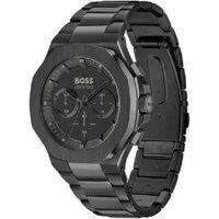 BOSS Square Quartz Men's Watch - Black Stainless Steel, Water-Resistant, 45mm Modern Classic
