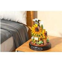 Insect Plant Potted STEM Building Set - Creative DIY Toy for Ages 7+, Nature Theme, Educational & Decorative