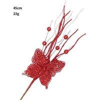 DIY Christmas Gold Dust Bow & Berry Cuttings - Festive Tree & Table Decoration