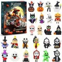 Halloween Ghost Toy Advent Calendar Blind Box - 24 Spooky Surprises for Kids & Collectors