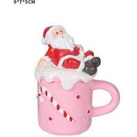 Christmas Resin Cake Topper Decorations - Festive Figurines, Durable Resin, 3 Designs