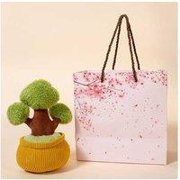Interactive Car Aromatherapy Plush Toy - Potted Plant Ornament, Ages 3+, Eco-Friendly, Fun Dcor