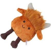 Highland Cow Interactive Plush Toy - Playful Smiling Pendant (Ages 3+, Soft, Portable, Animal Theme)
