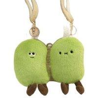 Edamame Shaped Interactive Plush Toy Pendant 40cm - Ages 3+, Eco-Friendly, Imaginative Play