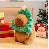 Christmas Capy Guinea Pig Plush Toy - Festive Soft Toy, Ages 3+, Multiple Holiday Styles