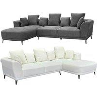 Kresta Corner Sofa - Versatile Modern Style in Grey or Cream Upholstery