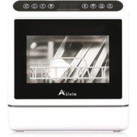 Mini Dishwasher with 5L Water Tank & 5 Smart Programs