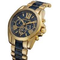 Michael Kors MK6268 Bradshaw Chronograph Quartz Stainless Steel Unisex Watch - 43mm, Water-Resistant, Sport Luxury