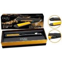 Gold Styler Professional Ceramic Hair Straightener - Advanced Volume & Keratin, Black