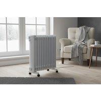 High-Efficiency 2500W Oil Filled Radiator with Thermostat and Safety Features