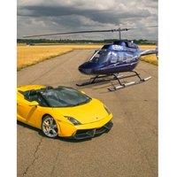 12 Mile Helicopter and 3 Mile Supercar Driving Experience Adventure