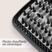 BaByliss Ionic Ceramic Smoothing Heated Hair Straightening Brush - Fast Heat-Up, Multi-Temperature, Professional Results