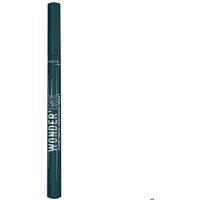 RIMMEL Waterproof Felt Tip Eyeliner - Smudge-Proof Liquid, Velvet Ivy Green, Ultra-Matte Finish