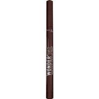 RIMMEL Wonder Ink Long-Lasting Liquid Felt Eyeliner - Smudge-Proof, Spiced Chestnut (002)