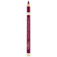 L'Oral Paris Color Riche Long-Lasting Lip Liner - Intense Plum 374, Creamy Formula, Precise Definition