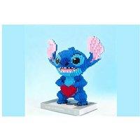 Stitch- DIY Building Block Set - High-Quality Plastic, 34.5 x 23.5cm Model, For Creative Home Projects