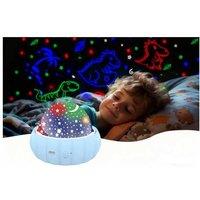 Rotating Starry Sky LED Projection Table Night Light - Dynamic Kids Bedroom Lamp