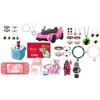Little Miss Christmas Mystery Deal - Hamley's, Nintendo Switch, Barbie's Dream House, Pink Lamborghini Ride On, Tonies and More!