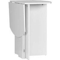 HOMCOM White Space-Saving Drop Leaf Dining Table for Four - Modern Extendable Design