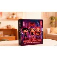 Demon Hunters Kids Toy Advent Calendar Keychain - 24 Collectible Surprises