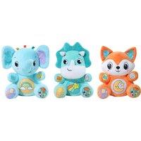 Early Education Singing and Talking Cute Plush Dinosaur, Elephant or Fox