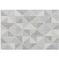 HOMCOM Modern Geometric Area Rug, 100% Polyester, 290x200cm, Washable, Non-Slip