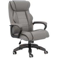 Vinsetto Ergonomic Faux Leather Executive Massage Office Chair, Adjustable Height, Grey