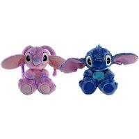 Stitch and Angel Interactive Plush Breathing Toy for Comfort
