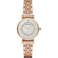 Emporio Armani AR1909 Gianni T-Bar Rose Gold Stainless Steel Watch