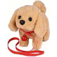 Walking Interactive Plush Dog Toy - Battery-Operated, Lifelike Movements, Ages 3+, Includes Leash & Bell