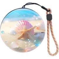 3D Magic Crystal Glass Ball Lamp with Custom Display - Built-in Speaker & 5 Colour Options