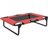 PawHut Elevated Dog Bed - Breathable Mesh, Steel Frame, Small/Medium Breeds, Indoor/Outdoor