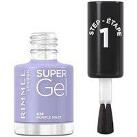 Rimmel Super Gel Long-Lasting Nail Polish - 028 Purple Haze, High-Gloss Finish