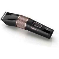 BaByliss E974E Power Glide Cordless & Corded Hair Clipper - Precision Grooming, 26 Heights, Stainless Steel Blades