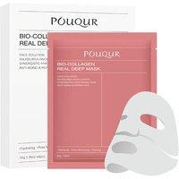Bio-Collagen Korean Skincare Glass Skin Face Masks - 4, 8 or 12 Pack