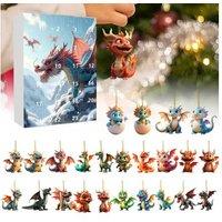 Dragon Baby Toy Advent Calendar - 24 Limited Edition Surprises for Kids & Collectors