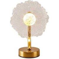 Creative Acrylic Sunflower LED Table Lamp - Modern Energy Efficient Desk Lighting