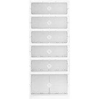 6-Tier Shoe Storage Cabinet with Transparent Magnetic Doors - Foldable & Sleek