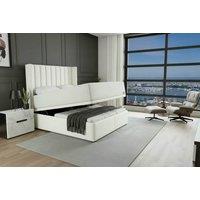 York Ottoman Bed and Memory Foam Mattress - 6 Sizes & 4 Colours