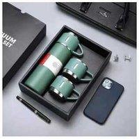 304 Stainless Steel Vacuum Insulated Mug Set - Modern Leak-Proof Tableware, Gift Boxed