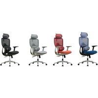 Ergonomic Office Chair with Breathable Fabric & 4D Adjustable Headrest
