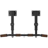 Heavy-Duty Adjustable Steel Pull Up Bar - Ceiling/Wall Mount, 440lb Capacity, Multi-Grip Home Gym Station