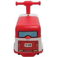 Toddler Ride-On Big Red Bus Push Walker Toy - Ages 12m+, Interactive, Imaginative Play Vehicle