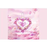 Heart Wreath STEM Building Blocks Set - Ages 6+, Creative Pink Dcor Toy