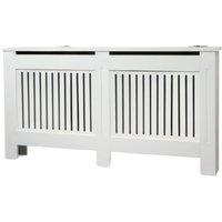 Elegant White Radiator Cover with Shelving in Multiple Sizes